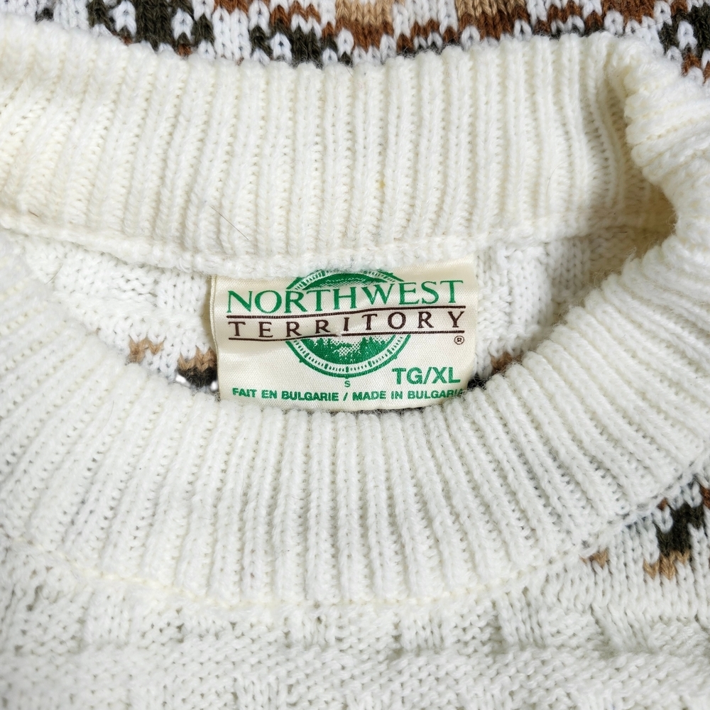 Northwest Territory Vintage Knit Sweater – Size XL - Picture 3 of 5